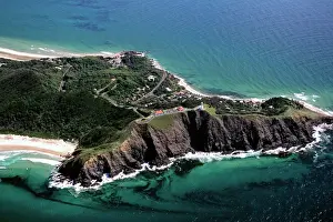 Aerials Prints: Aerial: Cape Byron Byron Bay, northern New South Wales, Australia JPF32367