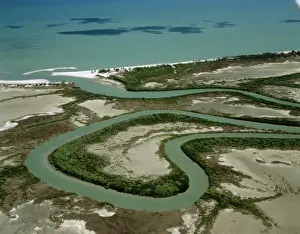 Mangroves Prints: Aerial - Duck Creek, Gulf of Carpentaria Cape York Peninsula