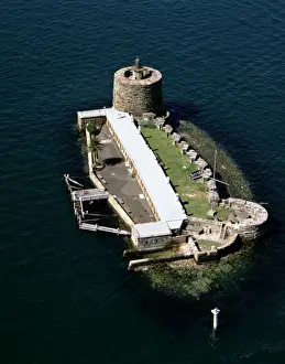 Aerial - Fort Denison Sydney, New South Wales, Australia JPF52647