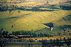 Motorway Prints: Aerial - Hume Highway - Victoria, Australia JLR02346
