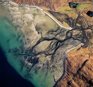 Images Dated 11th November 2009: Aerial image of Scotland, UK: Barrisdale Bay