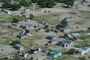 Southern Africa Prints: Aerial of Maun, Botswana, Africa