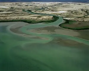 Deltas Prints: Aerial - McArthur River near delta Gulf of Carpentaria