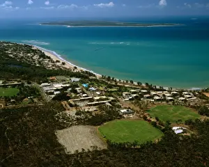 Cities Prints: Aerial - Nhulunbuy with Bremer Island in the distance