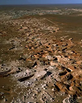 Opal Prints: Aerial - Opal mining from the air