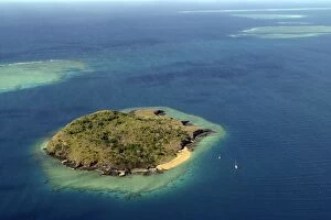 Aerial view of Mayotte, Comoros Islands