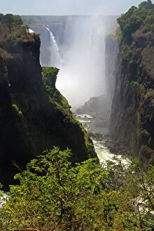Falling Gallery: Africa, Zimbabwe, Victoria Falls. Victoria