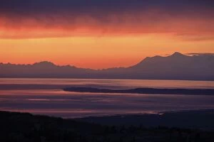 Images Dated 28th September 2014: Alaska view from Chugach State Park at Cook inlet