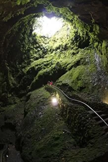 Images Dated 11th January 2017: Algar do Carvao Coal Cavern ancient lava tube