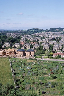Images Dated 3rd April 2007: Alloments - land threatened by new housing. Edinburgh, Scotland