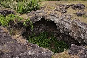 Ana te Pahu Cave (OA´he Cave of RoomsOA, lava tube