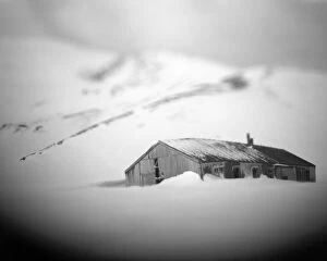 Abandoned Gallery: Antarctica, Deception Island, Blurred black