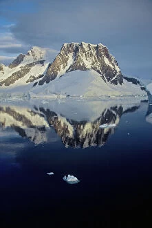 Antarctica, Peninsula, Lemaire Channel mountain