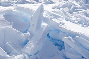Broken Gallery: Antarctica, Ross Sea. Pack ice pressure