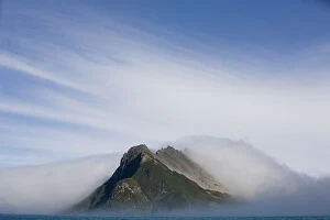 Antarctica, South Georgia Island (UK), Fog
