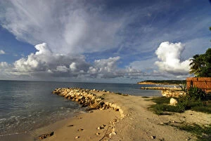 Antigua, Dickenson Bay, beautiful view of