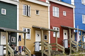 Images Dated 20th August 2012: Apartment buildings, Sisimiut, Greenland