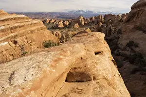 Geological Prints: Arches National Park, Utah: General view in the Devil's Garden area