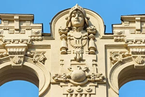 Baltic Gallery: Art Nouveau building on Alberta Street in central