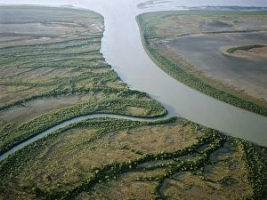 AU-41-LAW AUSTRALIA - Coastal wetland wilderness of the Bynoe River floodplain near its mouth