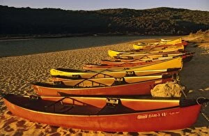 AUS-1883 Western Australia - canoes on the Margaret River