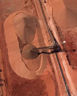 Metals Prints: Australia - mining Bauxite (for Aluminium) Weipa, Cape York, Queensland, Australia