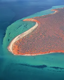 Aerials Prints: Australia - Shark Bay, World Heritage Area (UNESCO) Francois Peron National Park