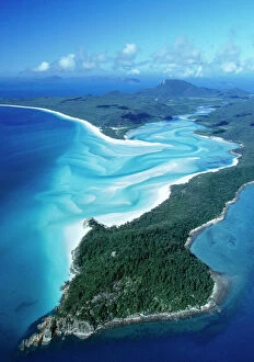 Seascapes Collection: Australia Tongue Pt. Hill inlet, Whithaven Beach, Whitsunday Island