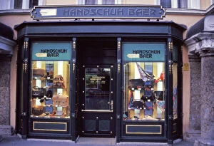 Austria, Innsbruck. Fine leather shop