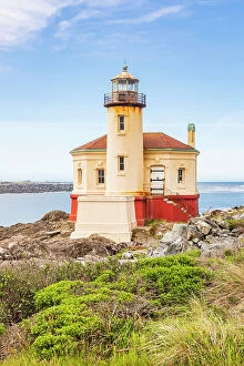 Oregon Gallery: Bandon, Oregon, USA. The Coquille River Lighthouse