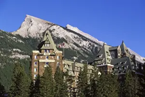 Hotels Prints: Banff Springs Hotel - Banff National Park - Canada - Alberta
