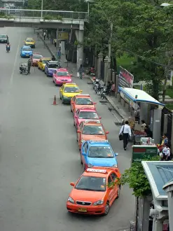 Taxi Prints: Bangkok taxis