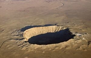 Images Dated 28th July 2006: Barringer Meteor crater Located East of Flagstaff, Arizona, USA