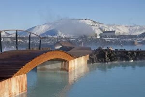 Images Dated 14th February 2016: Bathing in the geothermal spa Blue Lagoon