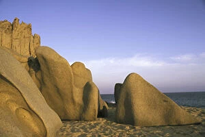 Beautiful boulders of Playa Solmar, Cabo