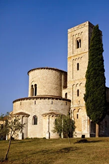 Abbey Gallery: Beautiful Sant Antimo Monastery, founded