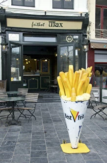 Flanders Gallery: Belgian Frit shop (French Fries) in Antwerp