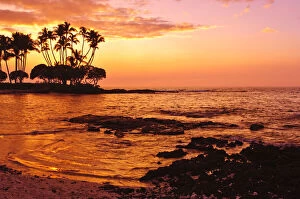 Big Island, Hawaii. Sunset, Big Island Hawaii