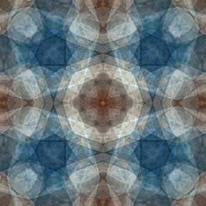 Images Dated 2nd July 2021: Blue and brown abstract. Date: 06-11-2007