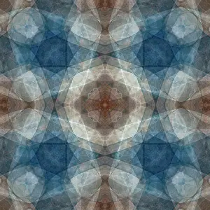 Frame Prints: Blue and brown abstract. Date: 06-11-2007