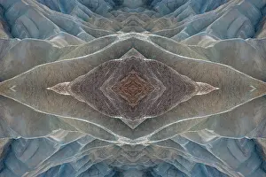 Blue and brown abstract. Date: 06-11-2007