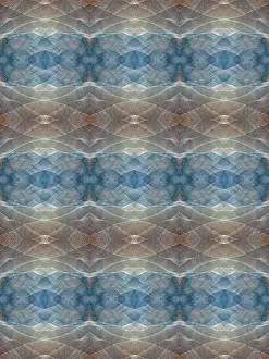 Blue and brown abstract. Date: 06-11-2007
