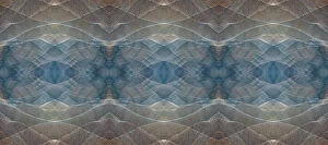 Images Dated 2nd July 2021: Blue and brown abstract panoramic