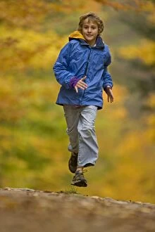 Images Dated 11th October 2009: Boy Age 12 Running