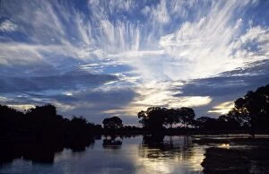 Images Dated 22nd December 2009: Brazil - Mato Grosso North sunrise near Fazenda Santa Tereza in the Pantanal