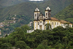 Brazil, Minas Gerais, Ouro Preto, Igreja