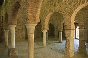 Images Dated 11th May 2015: Brick horseshoe arches in the tenth-century mosque of Al