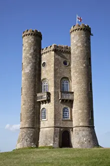 Hill Prints: Broadway Tower overlooking the Vale of Evesham in the Cotswolds UK