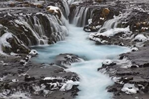 Streams Gallery: Bruarfoss Waterfall winter