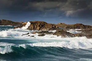 Seascapes Prints: Bryher - Hell Bay in a Storm - Isles of Scilly - UK